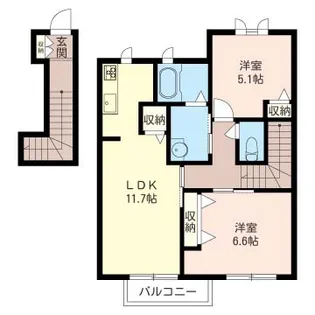 パティーナ【2階】の間取り