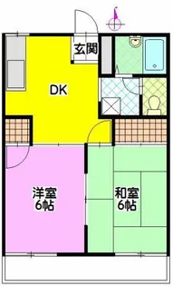 ホリデー守谷【1階】の間取り