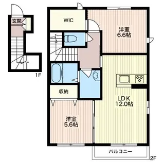 パールガーデンヒルA【1階】の間取り