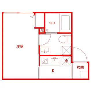 ルミエール横浜【3階】の間取り