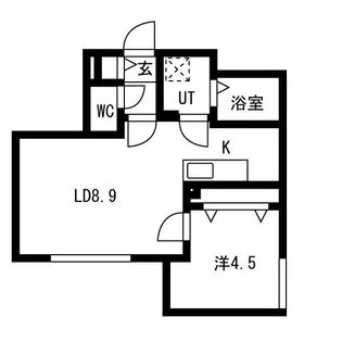 VICTOIRE麻生【4階】の間取り