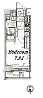 アクサス文京東大前【8階】の間取り