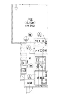 メゾンドプルーン北山【1階】の間取り