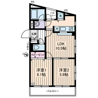 OCTOFOLIA-オクトフォリア-【2階】の間取り