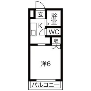 レジデンス山和I【2階】の間取り