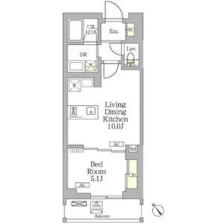 グランパーク千駄ヶ谷レジデンス【4階】の間取り