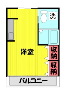 安心ハウスやしお【2階】の間取り