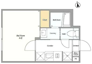 ウェルスクエア学芸大学【3階】の間取り