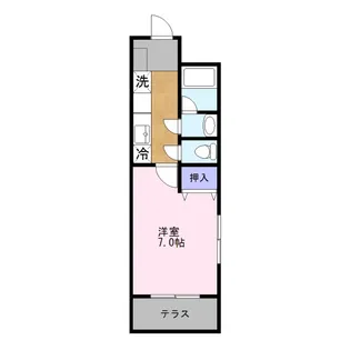 GrandirMaison市川中山【2階】の間取り