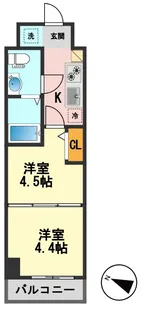 アスール亀有【7階】の間取り