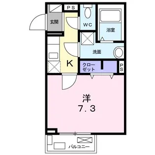 STACK高田馬場【2階】の間取り
