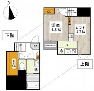 ADC倉敷マリブ【1階】の間取り