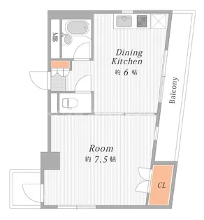 リヴェール【4階】の間取り