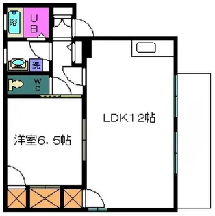 サンライズC【1階】の間取り