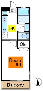 笹野ハイツ (梅島)【2階】の間取り