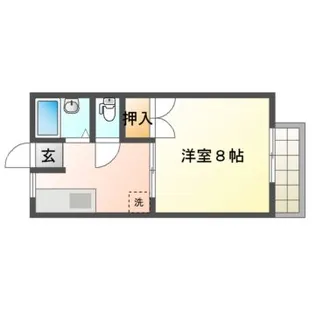 ドミ・ラ・フィーユ【2階】の間取り