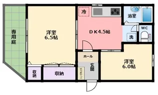 ハイツベガ【1階】の間取り