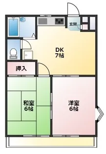 ペニーレイン【1階】の間取り