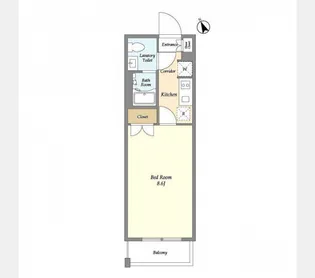 V music蒲田【3階】の間取り