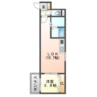 EIJU Koyama【1階】の間取り