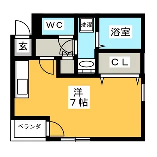 URBAN STREAM【6階】の間取り