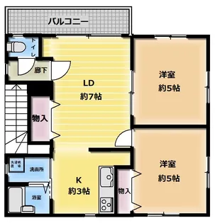 メゾントーコー【3階】の間取り