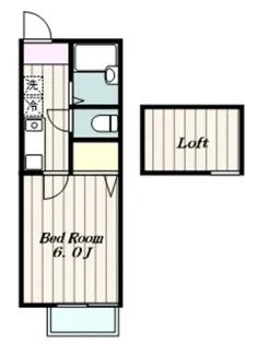 つゆきハイツ【2階】の間取り