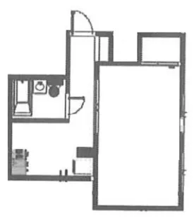 メゾンカール【4階】の間取り