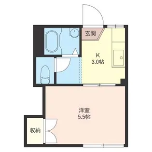 メゾンウィズB【2階】の間取り