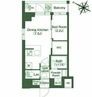 コンフォリア二葉【2階】の間取り