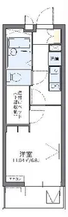 レオパレスグランエスポワールII【2階】の間取り