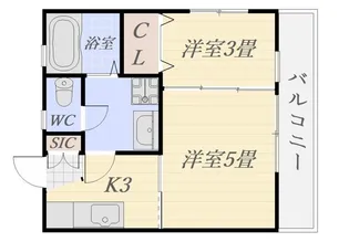 うさぎ館 田口【3階】の間取り