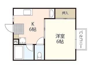 フローレンス2番館【1階】の間取り