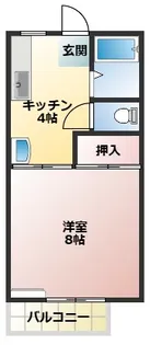 ユーハイム【2階】の間取り