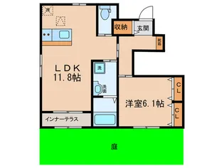 クオリティ-IV【1階】の間取り