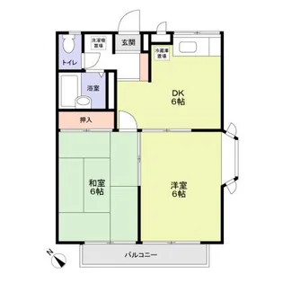 グランローゼ御仲井【2階】の間取り