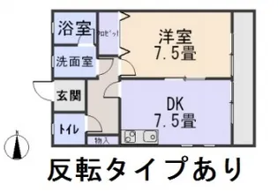 リゾートシティビルA【2階】の間取り