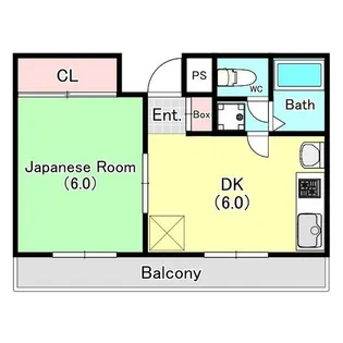 ライフインスワ【2階】の間取り