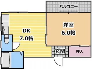 コーポ峰【2階】の間取り