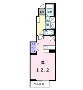 シャン・ノールII【1階】の間取り
