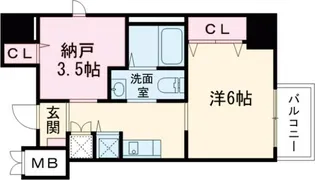 ディアコート宿屋町【10階】の間取り