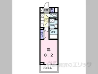 ベルジェ【1階】の間取り