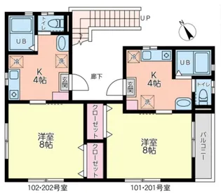 ハイム マイ【1階】の間取り