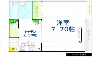 ハイツフレンド玉村III【2階】の間取り