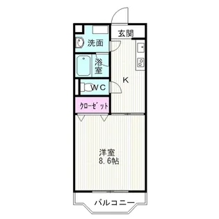 ミルキークオーツ【3階】の間取り