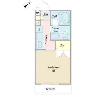 クライン・キーファー【1階】の間取り