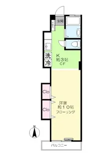 正和コーポ【4階】の間取り