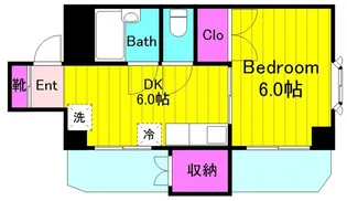 クレフォート【1階】の間取り