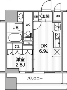 nidoSUGAMO【8階】の間取り
