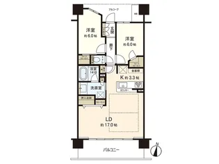 ザ・ガーデンズ勾当台通タワーレジデンス【15階】の間取り